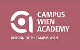 Logo mit Schriftzug Campus Wien Academy Division of F H Campus Wien