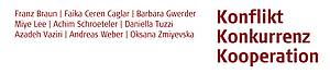 Franz Braun (AT) Faika Ceren Çağlar (TUR) Barbara Gwerder (CH) Miye Lee (KOR) Achim Schroeteler (DE) Daniella Tuzzi (CH) Azadeh Vaziri (IRN) Andreas Weber (CH) Oksana Zmiyevska (UKR) Konflikt - Konkurrenz - Kooperation
