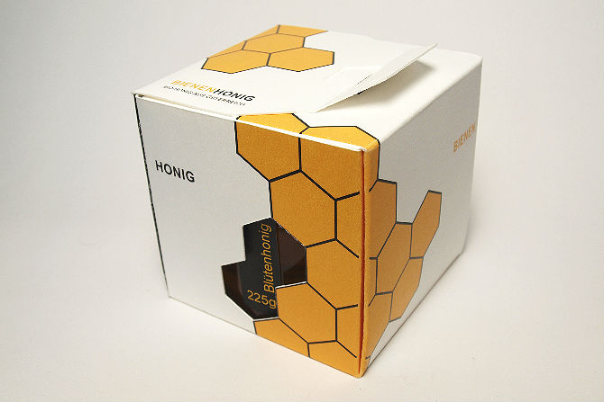 Verpackung Honey Cube