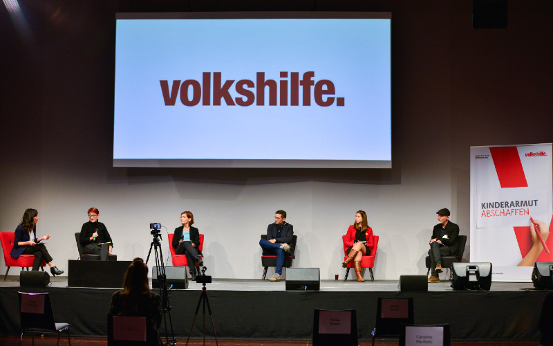 Podiumsdiskussion des Volkshilfe Symposiums zu Kinderarmut