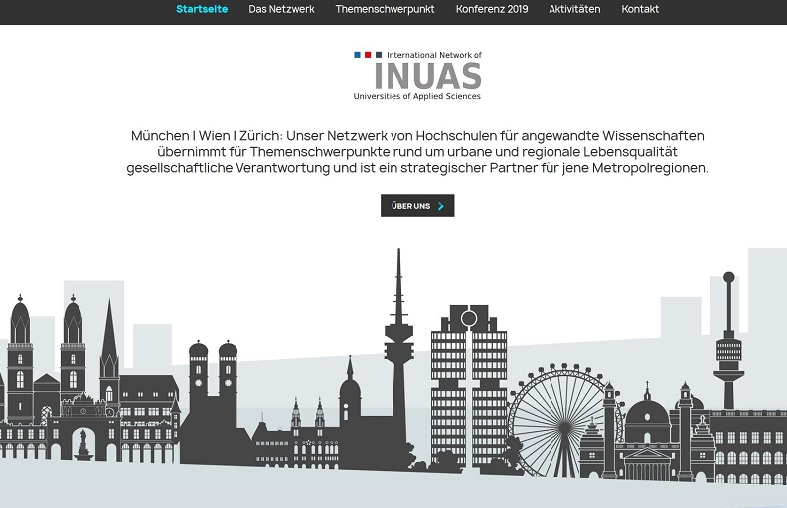 Startseite der INUAS-Website